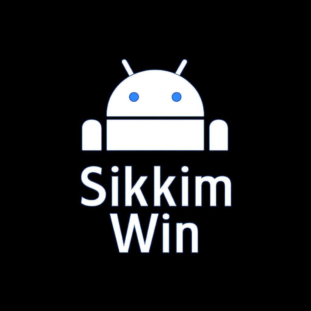 Icon representing Android compatibility for Sikkim Win.