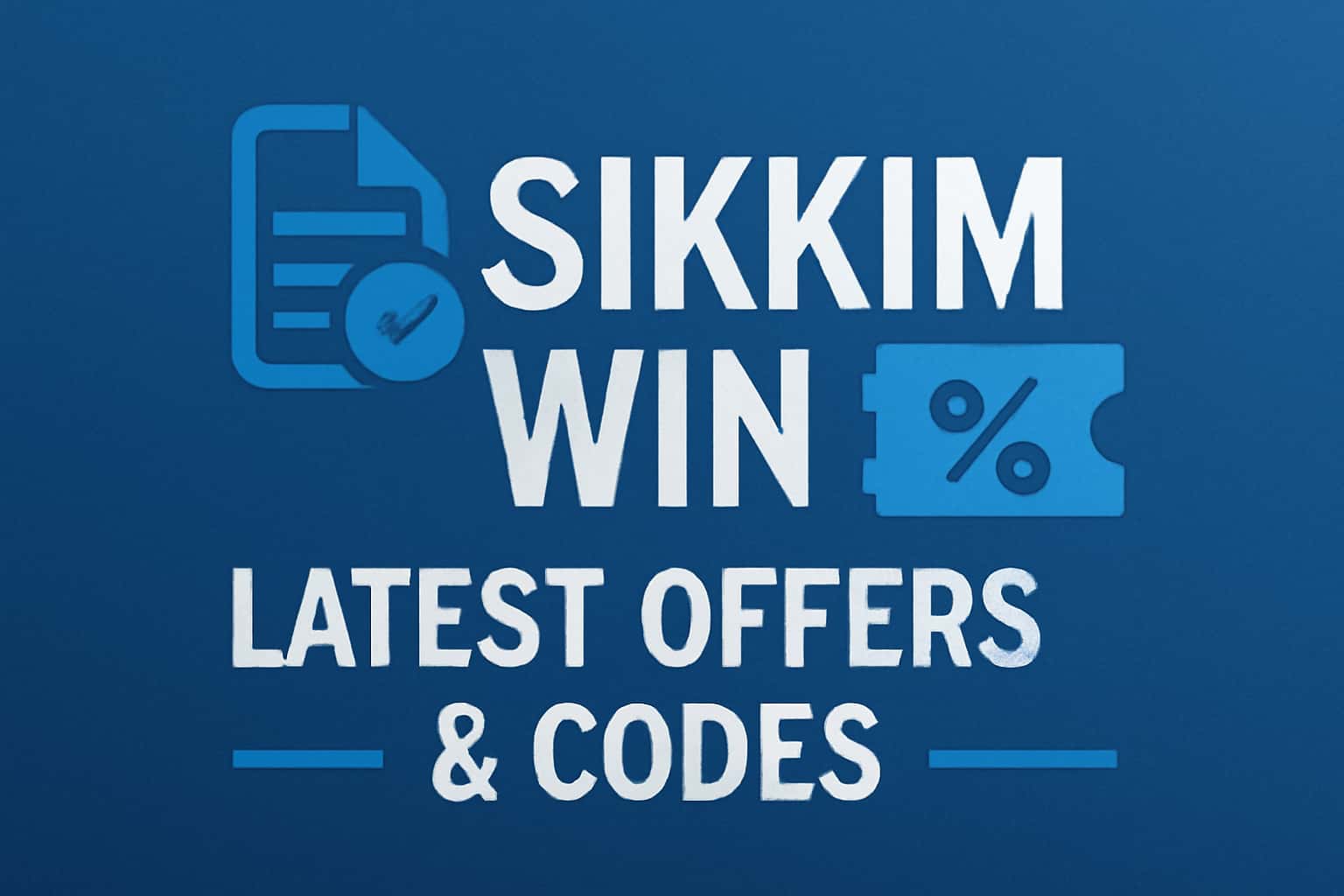 A visually appealing illustration representing Sikkim Win offers and codes.